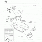 Ninja 500R (EX500-D8F) Обтекатель нижний