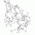 ER-6F Ninja 650R (EX650-A8F) Крепление двигателя
