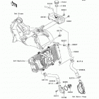 ER-6F Ninja 650R (EX650-A8F) Патрубки охлаждения