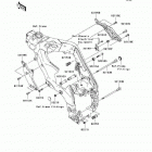 Ninja ZX-10R (ZX1000-E8F) Крепление двигателя