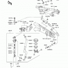 Ninja ZX-14  (ZX1400-C8F) Задний тормозной цилиндр