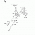 Ninja ZX-14  (ZX1400-C8F) Подножка