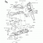 Ninja ZX-6R (European) (ZX600-P8F) Заднее крыло