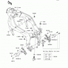 Ninja ZX-6R (European) (ZX600-P8F) Детали рамы (фронт)