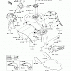 Ninja ZX-6R (European) (ZX600-P8F) ТОПЛИВНЫЙ БАК