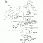 Ninja ZX-6R (ZX600-P8F) Сидение