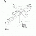 Ninja ZX-6R (ZX600-P8F) Переднее крыло(ья)