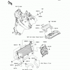 Versys (European) (KLE650-A8F) Radiator(a7f / a8f)