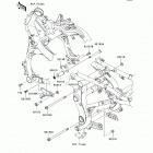 Versys (European) (KLE650-A8F) Крепление двигателя