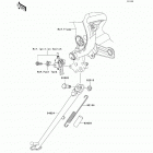 Versys (European) (KLE650-A8F) Подножка