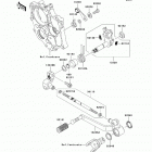 Versys (European) (KLE650-A8F) Механизм переключения передач