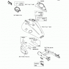 Vulcan 1600 Classic (VN1600-A8FA) Наклейки предупреждения