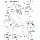 Vulcan 1600 Mean Streak (VN1600-B8F) Fuel tankb8f / b8fa)