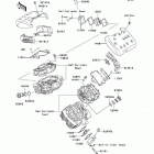 Vulcan 1600 Nomad (VN1600-D8FA) Крышка головки цилиндров