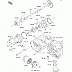 Z1000 (ZR1000-B8F) Масляный и водяной насос. фильтр масленый