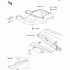 ZZR600 (ZX600-J8F) Боковые обтекатели