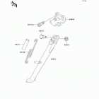 ZZR600 (ZX600-J8F) Подножка
