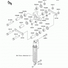 KDX200 (KDX200-H6F) Задняя подвеска