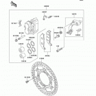 KDX200 (KDX200-H6F) Передний тормоз