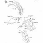 KLR650 (KL650-A6F) Крылья