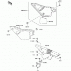 KLR650 (KL650-A6F) Боковые обтекатели