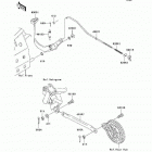 KLX110  (KLX110-A6F) Педаль тормоза
