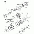KLX110  (KLX110-A6F) Сцепление