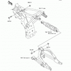 KLX110  (KLX110-A6F) Задняя подвеска