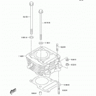 KLX125L (KLX125-B6F) Цилиндр