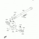 KLX125L (KLX125-B6F) Подножка