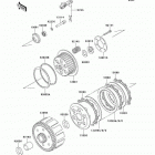 KLX250S (KLX250-H6F) Сцепление