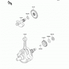 KLX250S (KLX250-H6F) КОЛЕНЧАТЫЙ ВАЛ