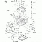 KLX300R (KLX300-A6F) ГОЛОВКА ЦИЛИНДРА
