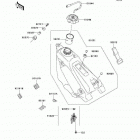 KX250 (KX250-R6F) ТОПЛИВНЫЙ БАК