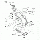 KX450F (European) (KX450-D6F) Рама ,крепежные детали