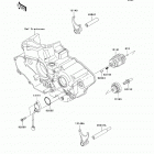 KX450F (European) (KX450-D6F) Валы и вилки переключения передач