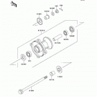 KX65  (KX65-A6F) Передняя ступица