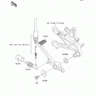 Ninja ZX-10R (European) (ZX1000-D6F) Педаль тормоза