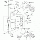 Ninja ZX-10R (European) (ZX1000-D6F) Rear master cylinder(d6f)