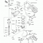 Ninja ZX-10R (ZX1000-D6F) Rear master cylinder(d6f)