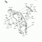 Ninja ZX-10R (ZX1000-D6F) Крепление двигателя