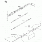 Ninja ZX-14 (ZX1400-A6F) Тросы управления