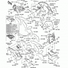 Ninja ZX-14 (ZX1400-A6F) Обтекатель нижний