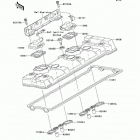 Ninja ZX-14 (ZX1400-A6F) Крышка головки цилиндров