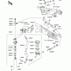 Ninja ZX-14 (ZX1400-A6F) Задний тормозной цилиндр