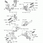Ninja ZX-14 (ZX1400-A6F) Подножки