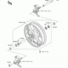 Ninja ZX-14 (ZX1400-A6F) Переднее колесо