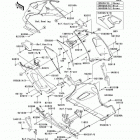 Ninja ZX-6R (ZX636-C6F) Обтекатель нижний