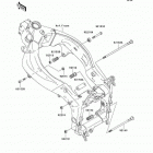 Ninja ZX-6R (ZX636-D6F) Крепление двигателя