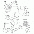 Vulcan 1500 Classic (VN1500-N6F) Масляный и водяной насос. фильтр масленый